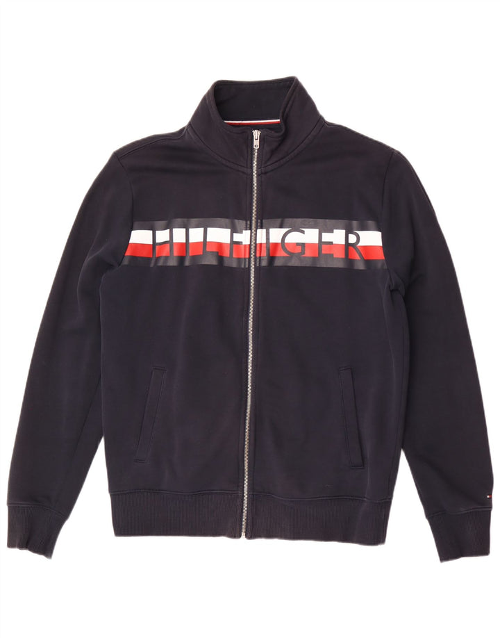 Giacca da tuta da uomo Tommy Hilfiger grande color block blu navy