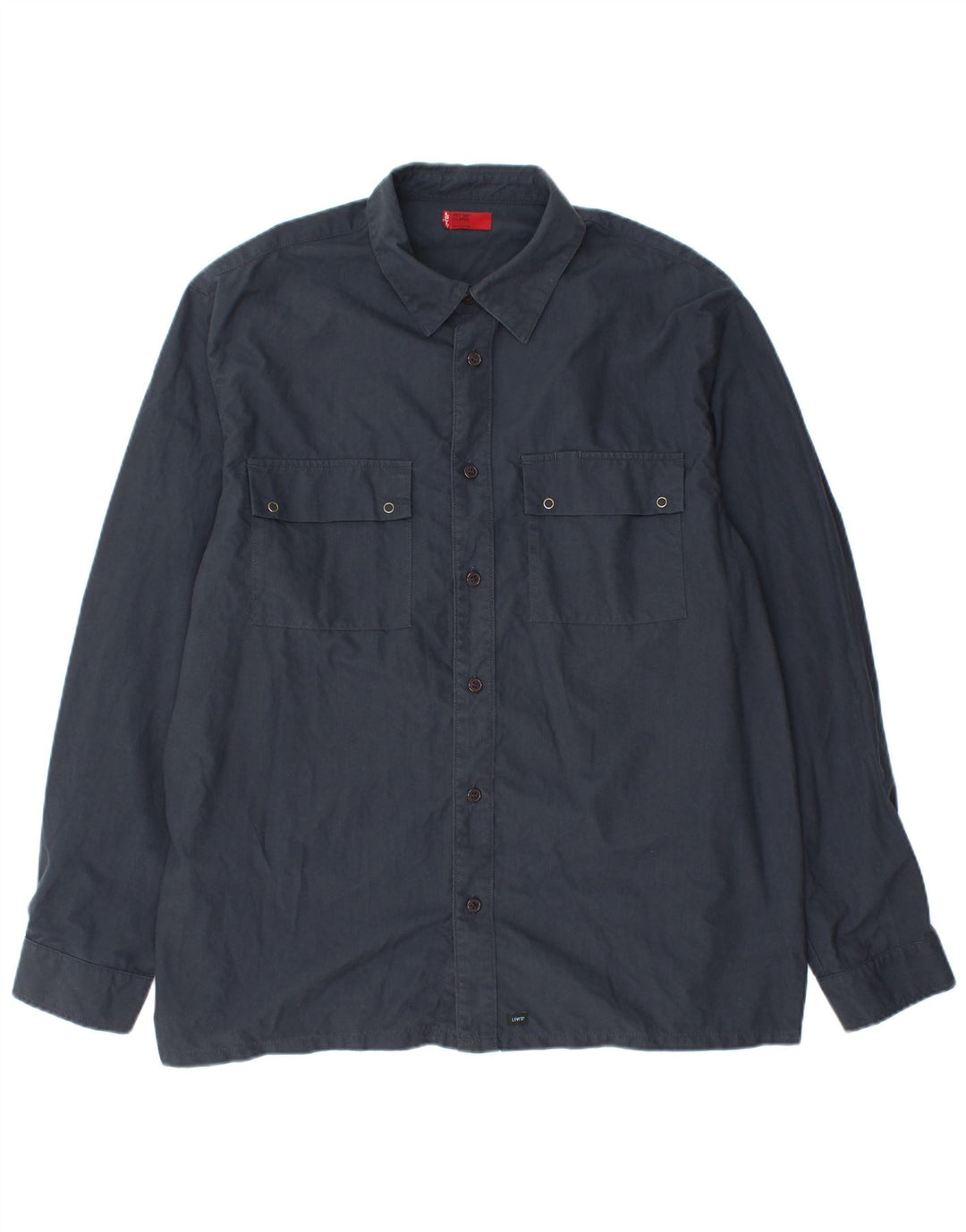 Camicia LEVI'S da uomo XL in cotone blu navy