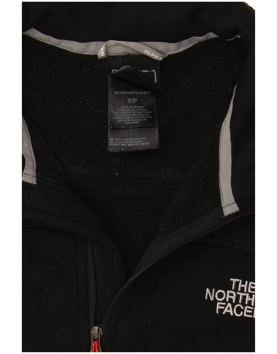Giacca in pile da donna THE NORTH FACE UK 10 Small Poliestere nero
