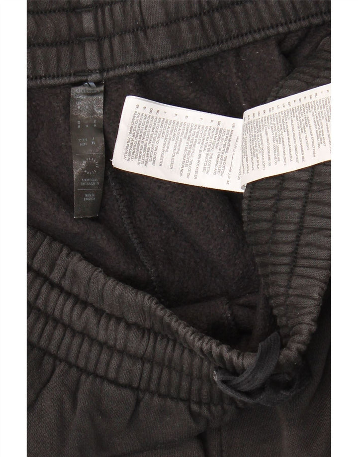 Pantaloni da tuta da uomo Adidas Cargo Joggers medio cotone nero