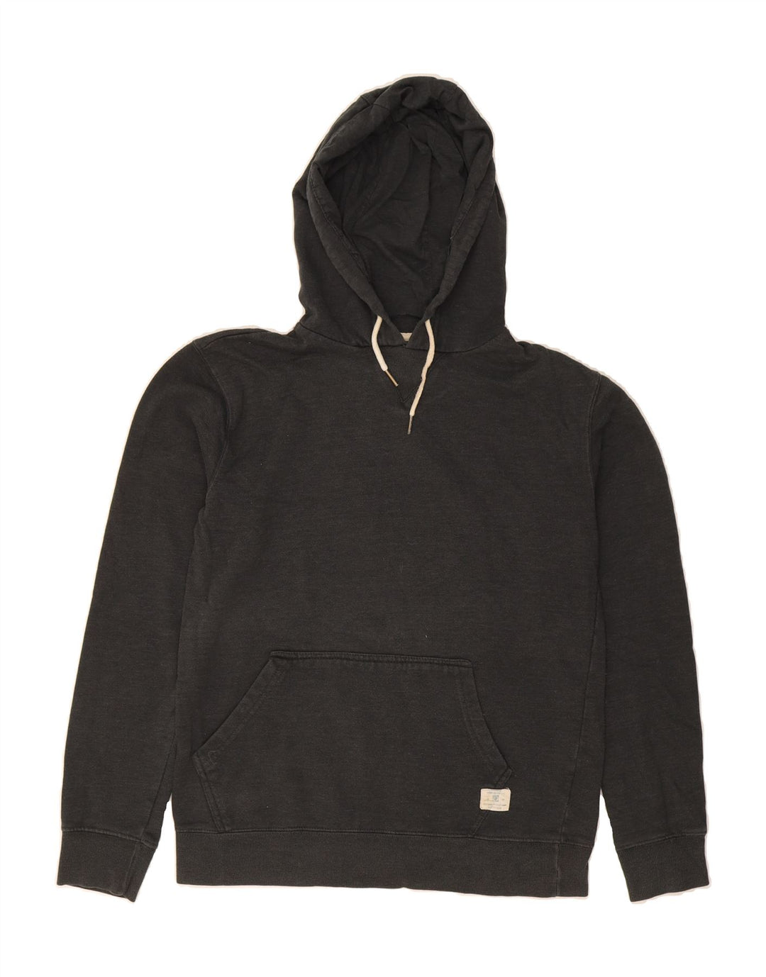 DC Mens Hoodie Jumper Small Grey Cotton Vintage DC and Second-Hand DC from Messina Hembry 