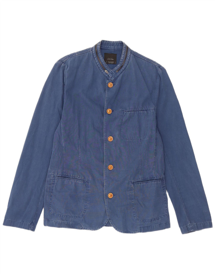 Giacca blazer da uomo a 5 bottoni Zara UK 38 blu medio