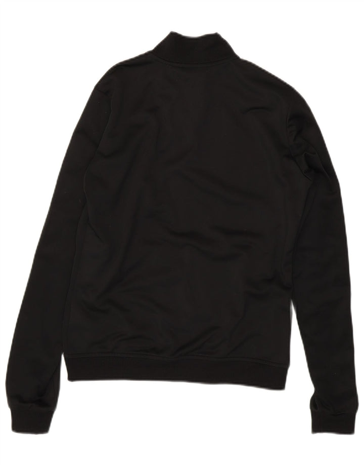 DIADORA Womens Tracksuit Top Jacket UK 10 Small Black Colourblock