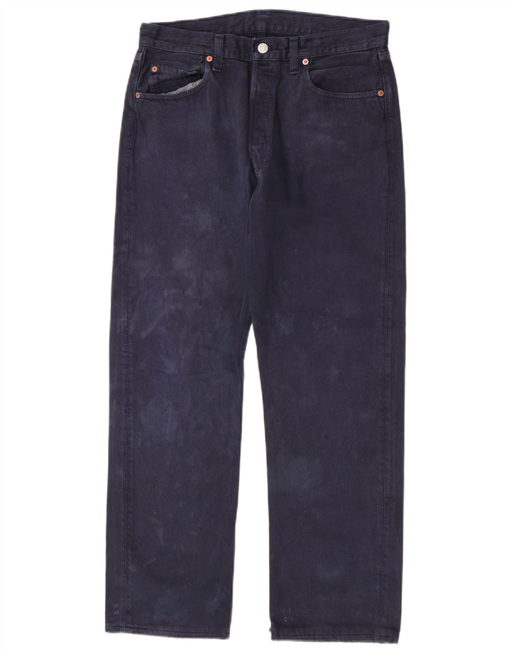 Levi's Uomo 501 Jeans dritti W33 L30 Cotone blu navy
