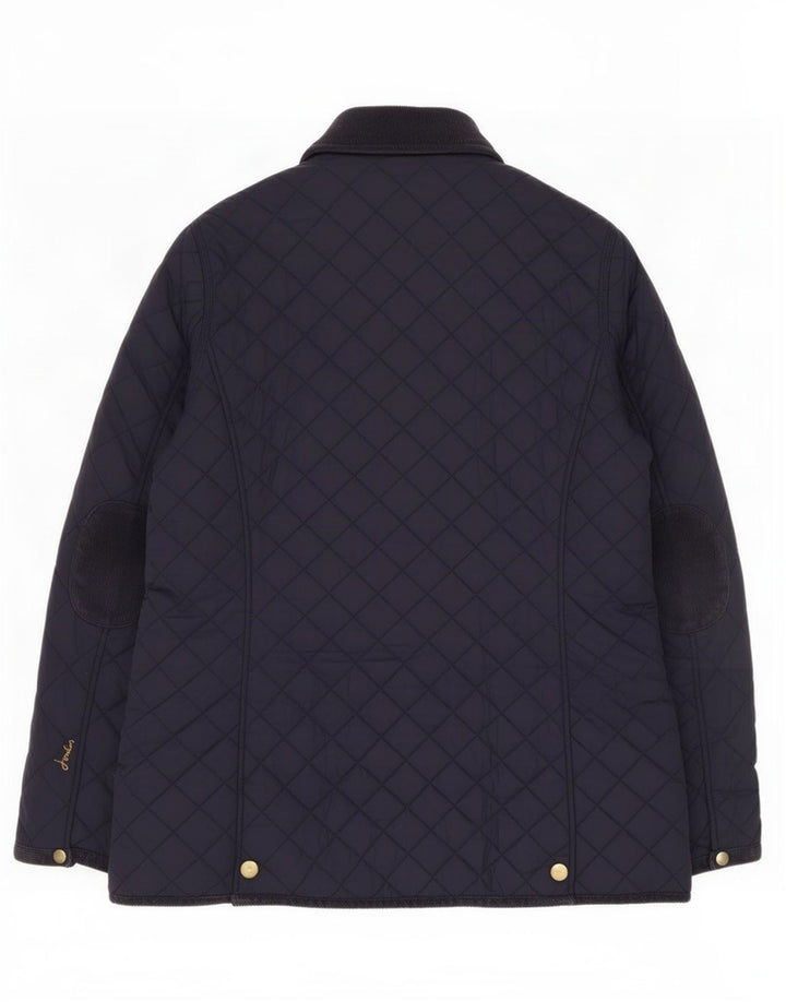 Giacca trapuntata da donna Joules UK 18 XL blu navy in poliammide