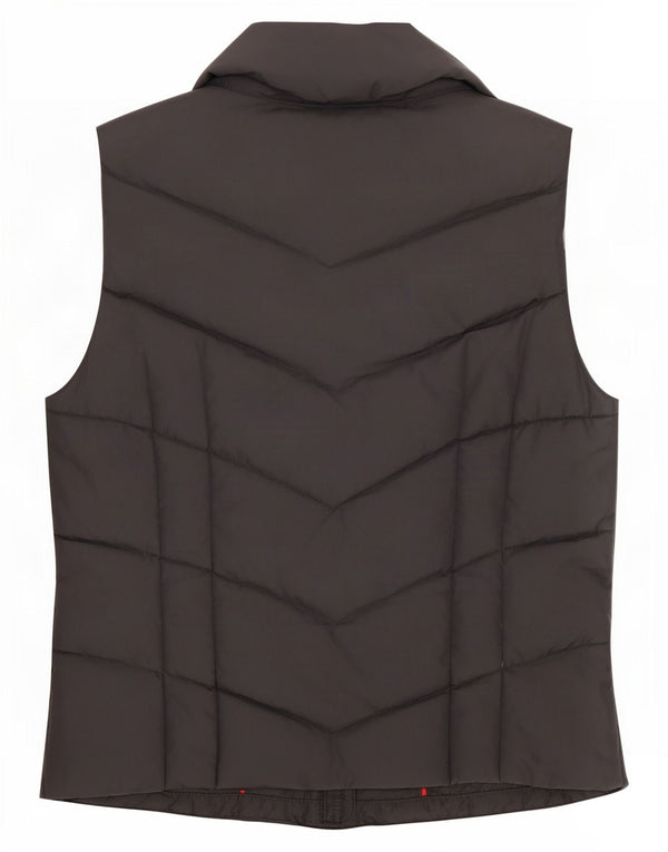 Gilet imbottito da donna Hollister UK 12 Poliestere grigio medio
