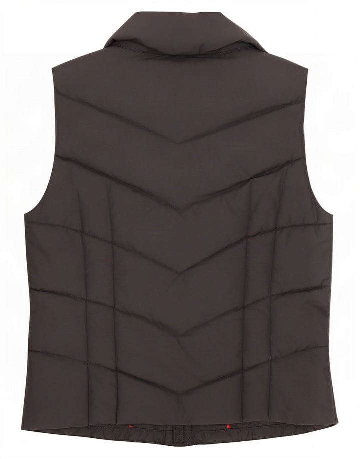 Gilet imbottito da donna Hollister UK 12 Poliestere grigio medio