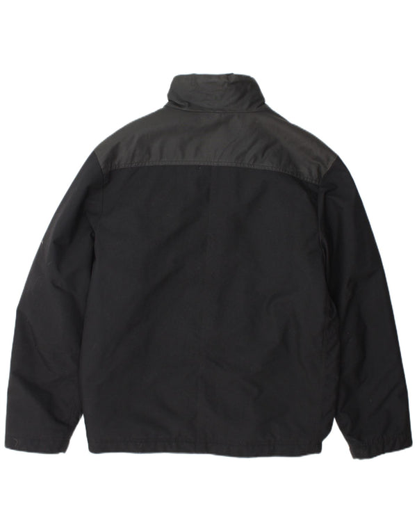 Giacca a vento da uomo Adidas UK 36 Small nylon color block nero