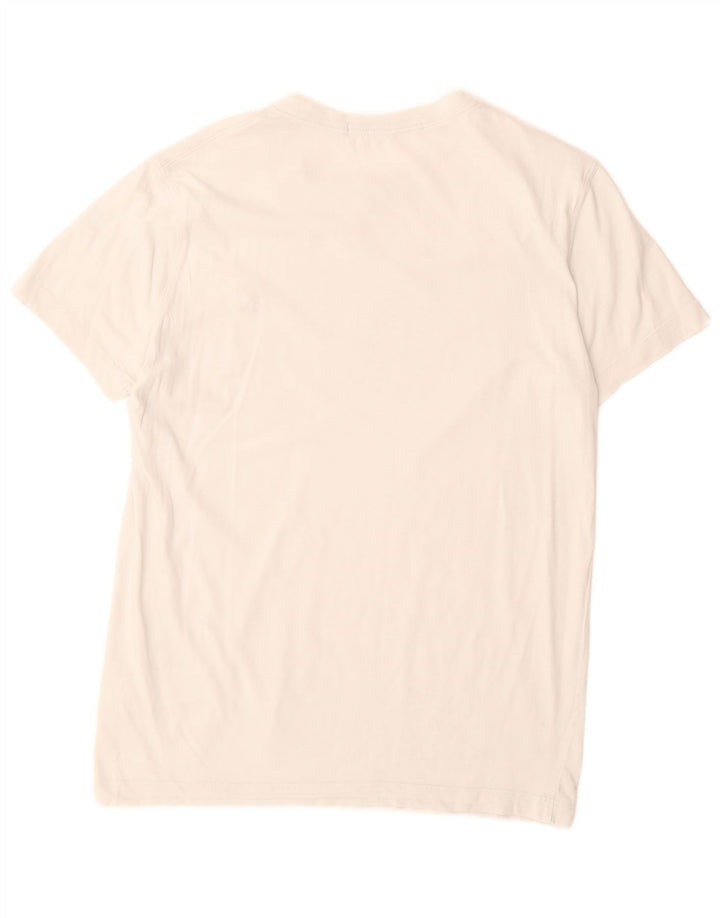T-shirt da uomo Calvin Klein Jeans Top in cotone bianco medio