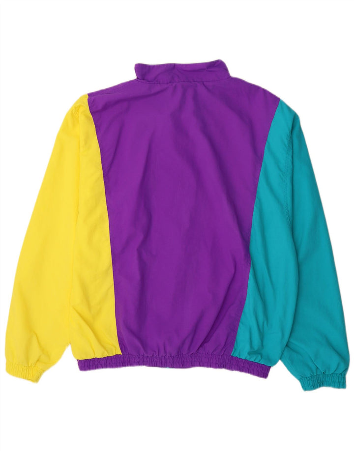 Giacca da ginnastica da uomo Asics XL in poliammide color block multicolore