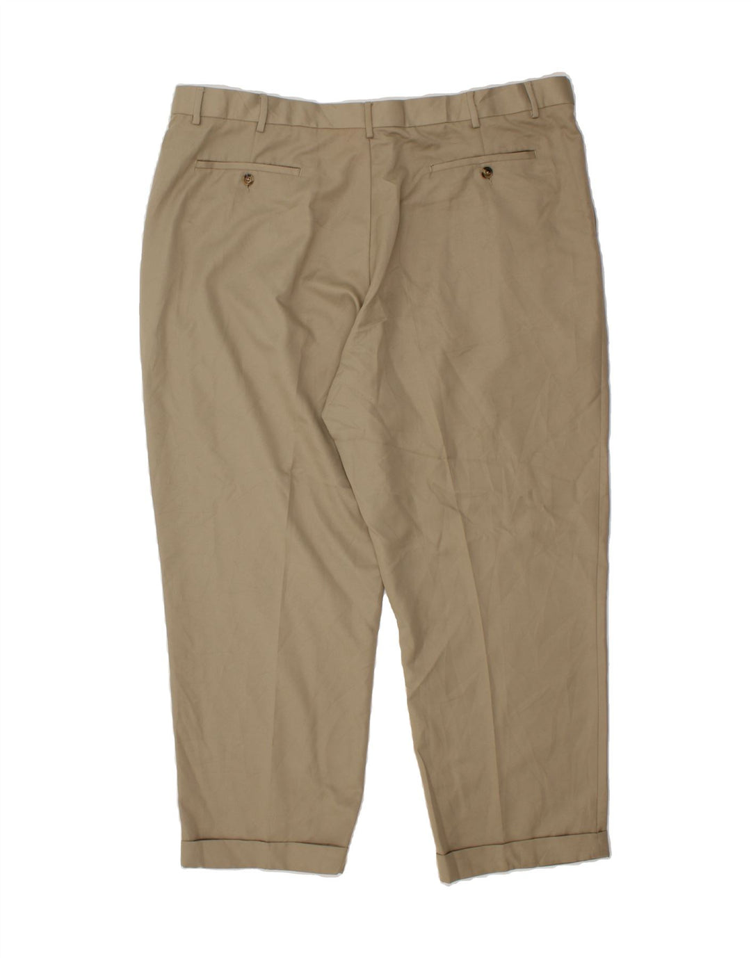 IZOD Mens Pegged Chino Trousers W46 L30 Beige Polyester Vintage Izod and Second-Hand Izod from Messina Hembry 
