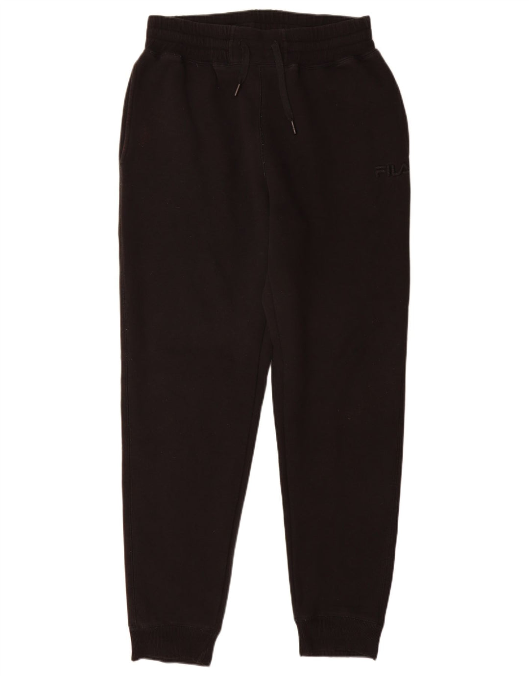 Pantaloni da tuta da uomo Fila Joggers piccoli in cotone nero
