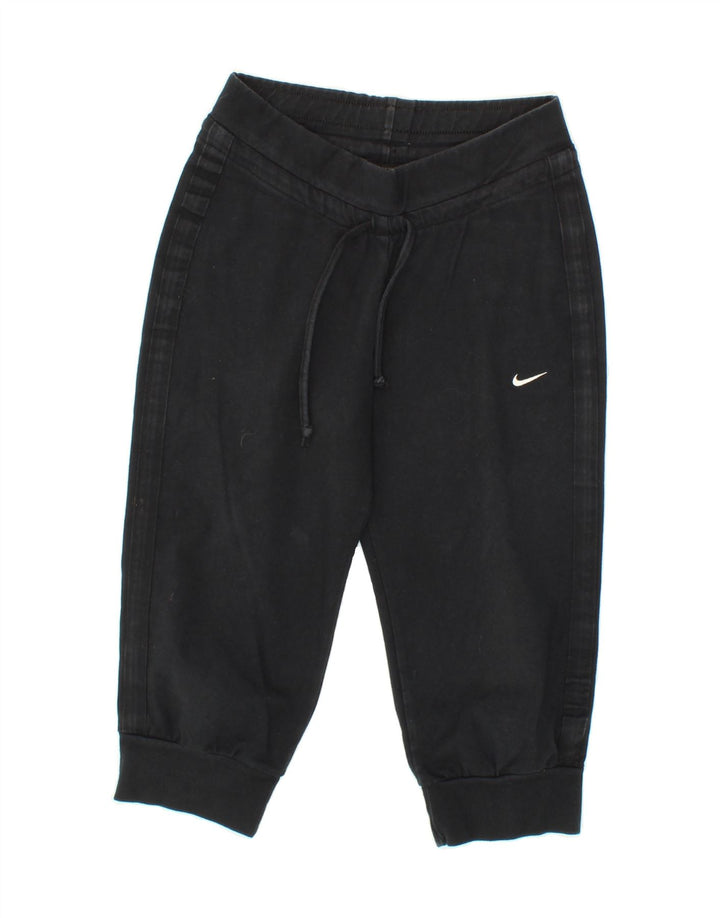 NIKE Womens Bermuda Sport Shorts UK 10 Small  Black Cotton Vintage Nike and Second-Hand Nike from Messina Hembry 