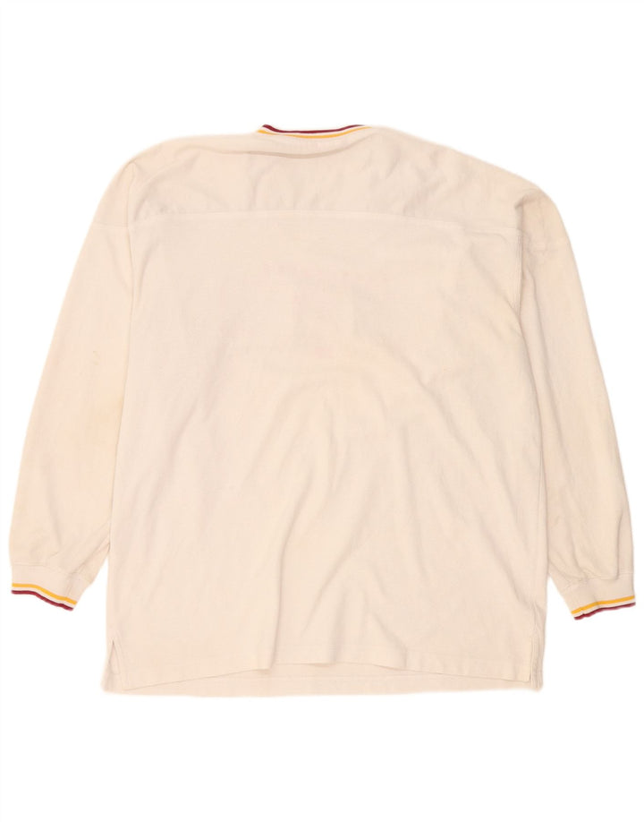 Maglia da uomo con grafica NFL Washington Redskins a maniche lunghe XL bianca