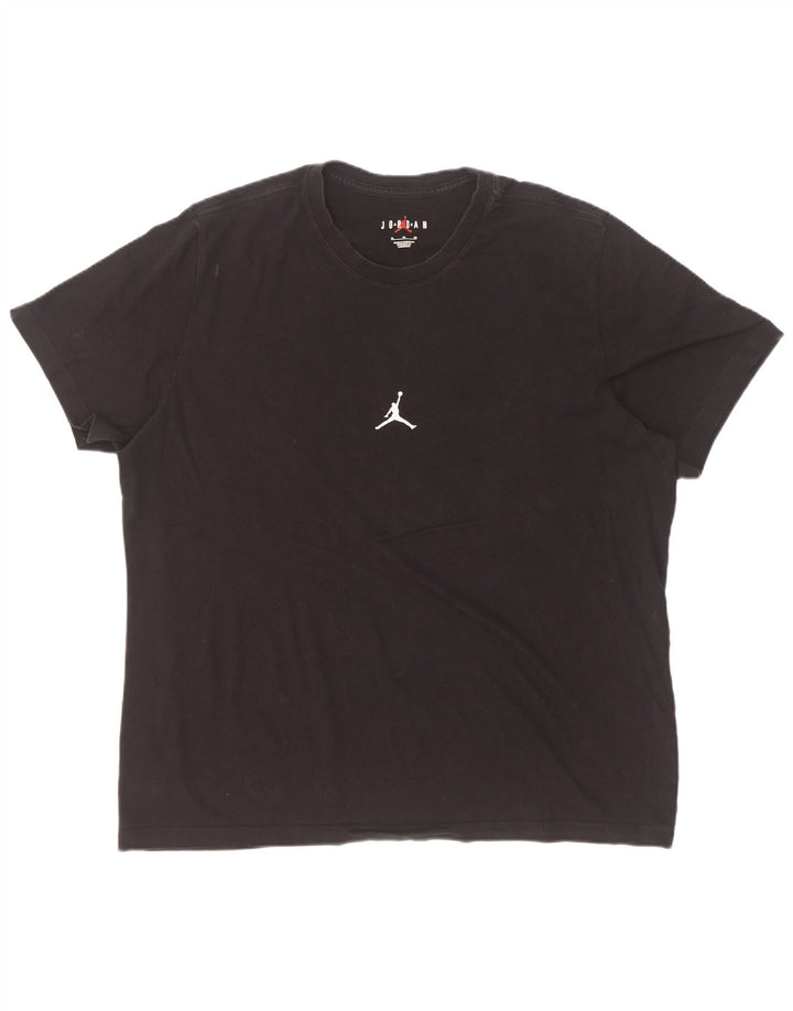 T-shirt grafica da uomo Jordan Top XL in cotone nero