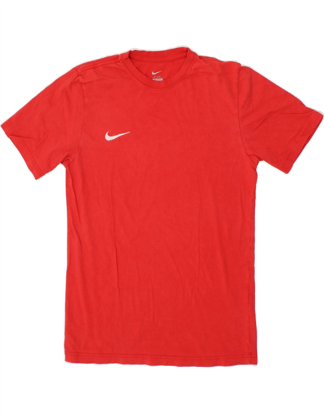 NIKE Womens T-Shirt Top UK 12 Medium Red Cotton Vintage Nike and Second-Hand Nike from Messina Hembry 