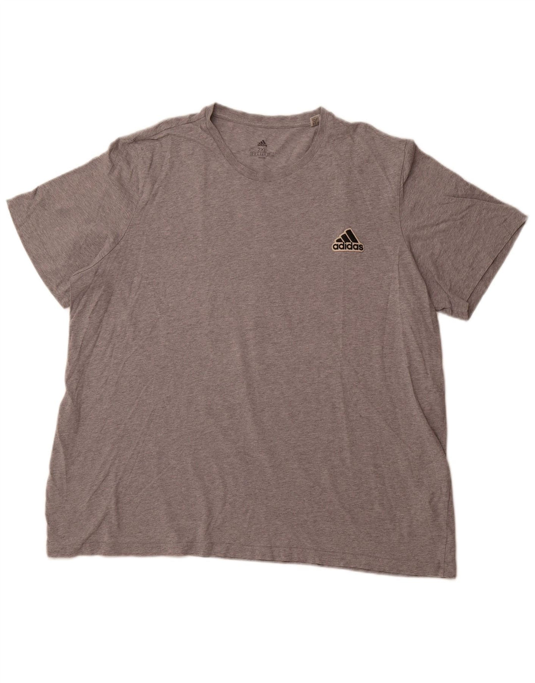 T-shirt da uomo ADIDAS Top 2XL cotone grigio