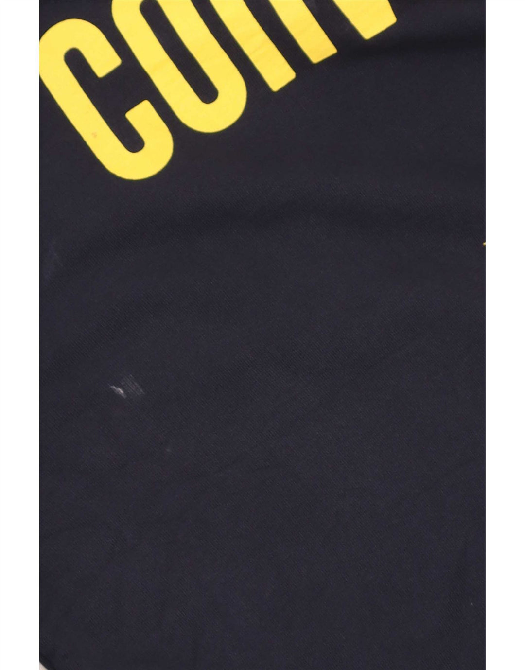 Maglione con cappuccio grafico da uomo Converse grande in cotone blu navy