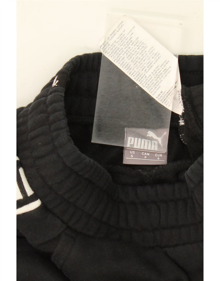 PUMA Mens Graphic Tracksuit Trousers Joggers Small Black Cotton Vintage Puma and Second-Hand Puma from Messina Hembry 