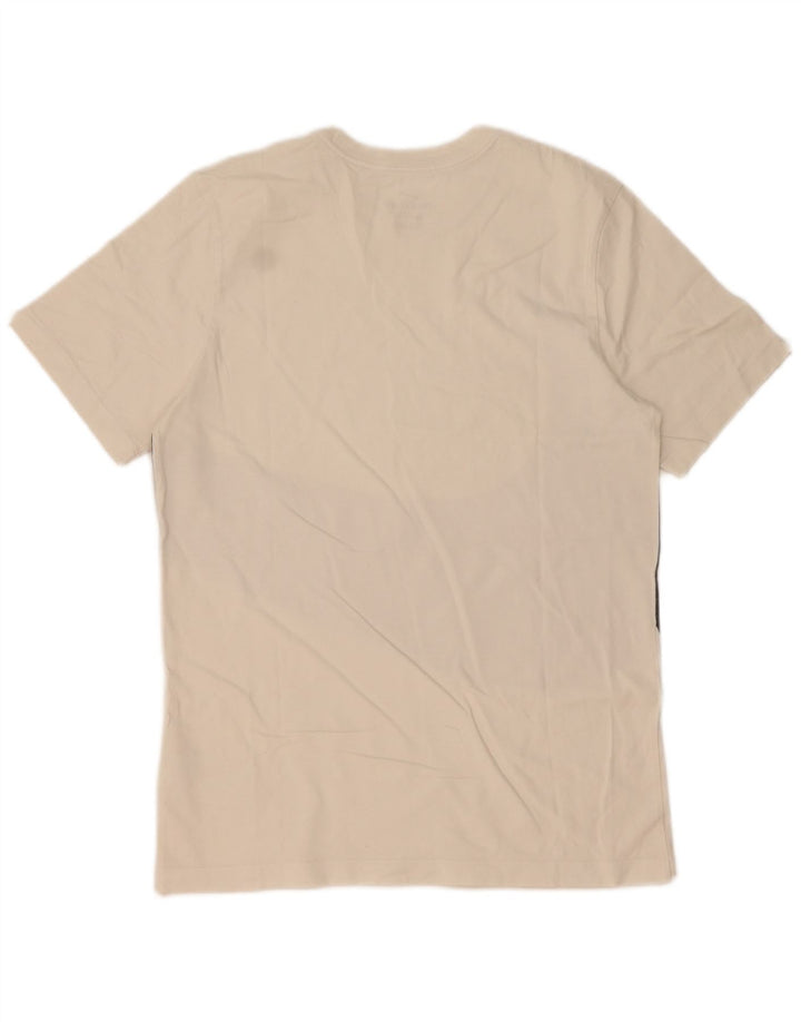 T-shirt grafica da uomo Nike Top in cotone bianco medio