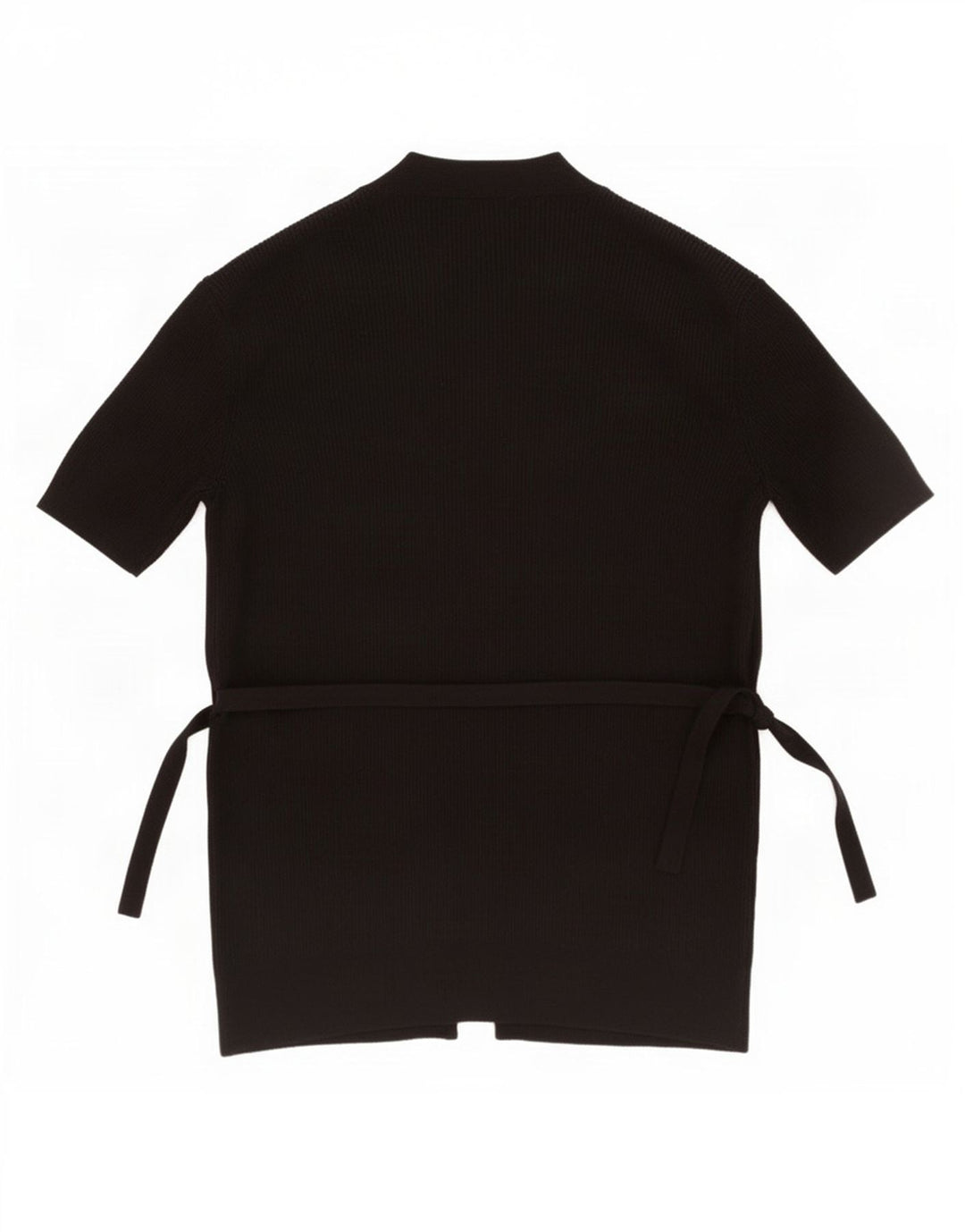 Maglione cardigan a maniche corte da donna Marks & Spencer UK 14 medio nero