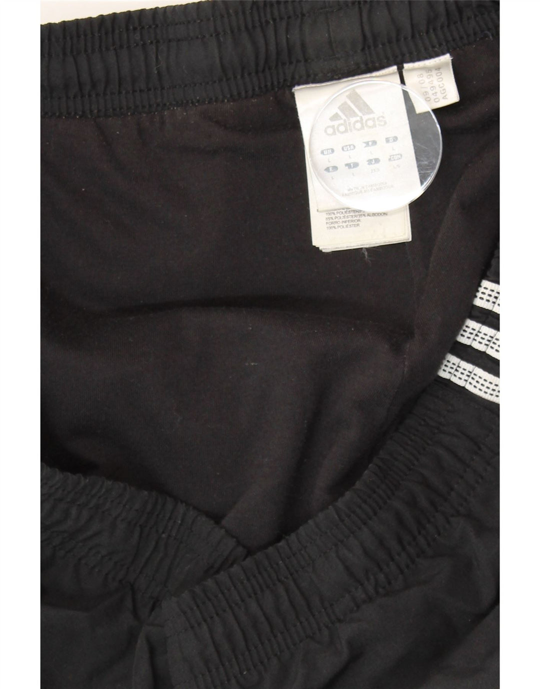 Pantaloni da tuta da uomo ADIDAS Joggers grandi neri in poliestere