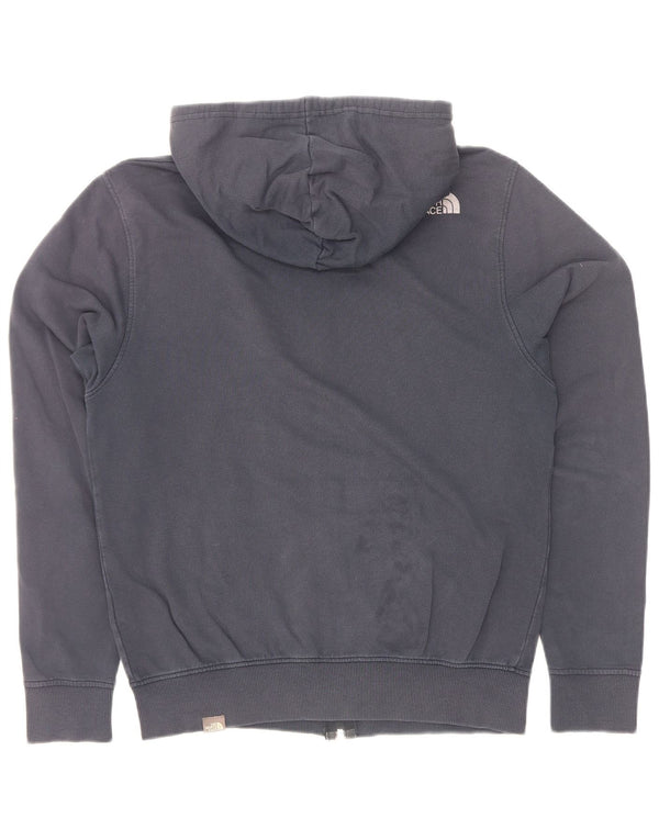Maglione con cappuccio e zip da uomo The North Face piccolo in cotone blu navy
