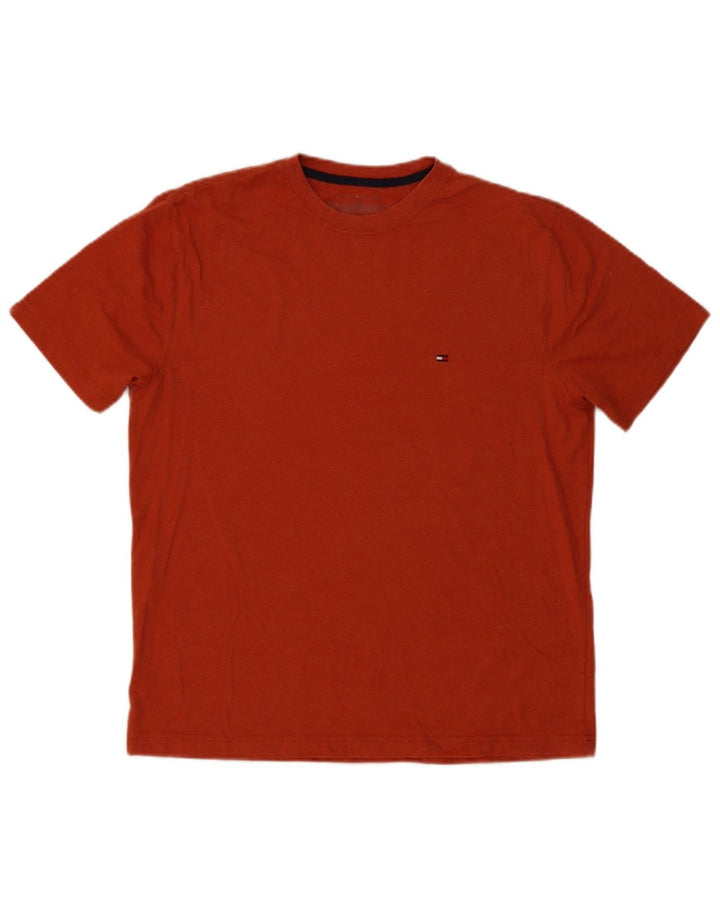 T-shirt da uomo Tommy Hilfiger Top arancione medio