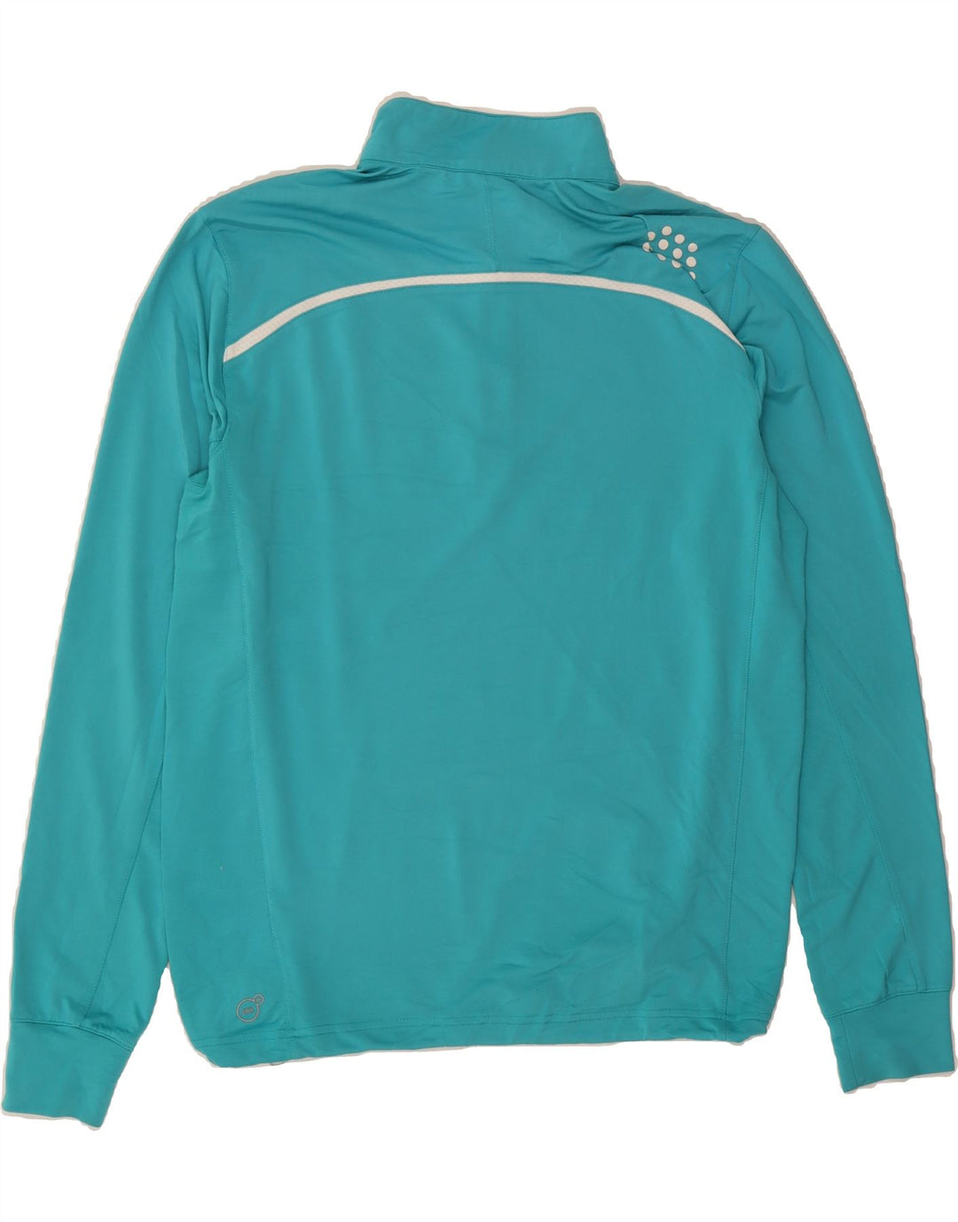 PUMA Mens Zip Neck Pullover Tracksuit Top Medium Blue Polyester Vintage Puma and Second-Hand Puma from Messina Hembry 