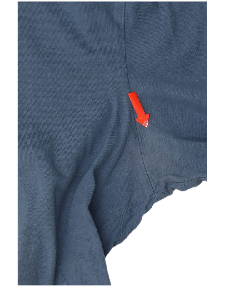 Maglietta grafica da uomo Adidas Top blu medio