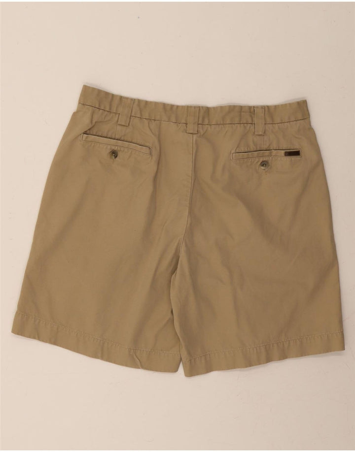 EDDIE BAUER Mens Pegged Chino Shorts W36 Large  Beige Cotton Vintage Eddie Bauer and Second-Hand Eddie Bauer from Messina Hembry 