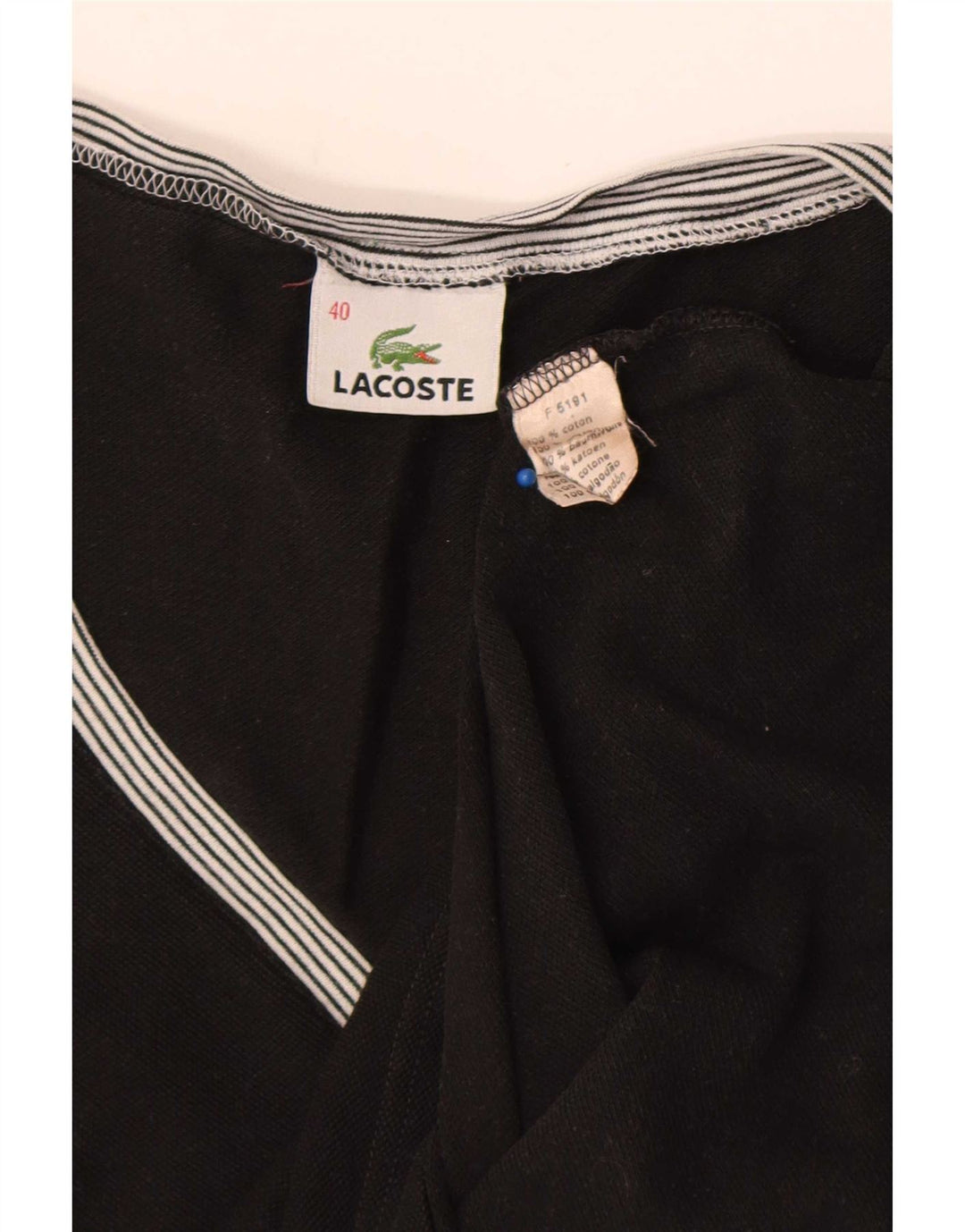 Canotta da donna Lacoste taglia 40 media nera