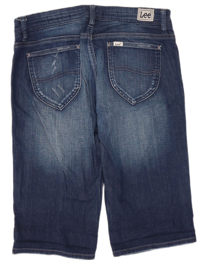 Pantaloncini di jeans da donna LEE US 11 Large W30 in cotone blu