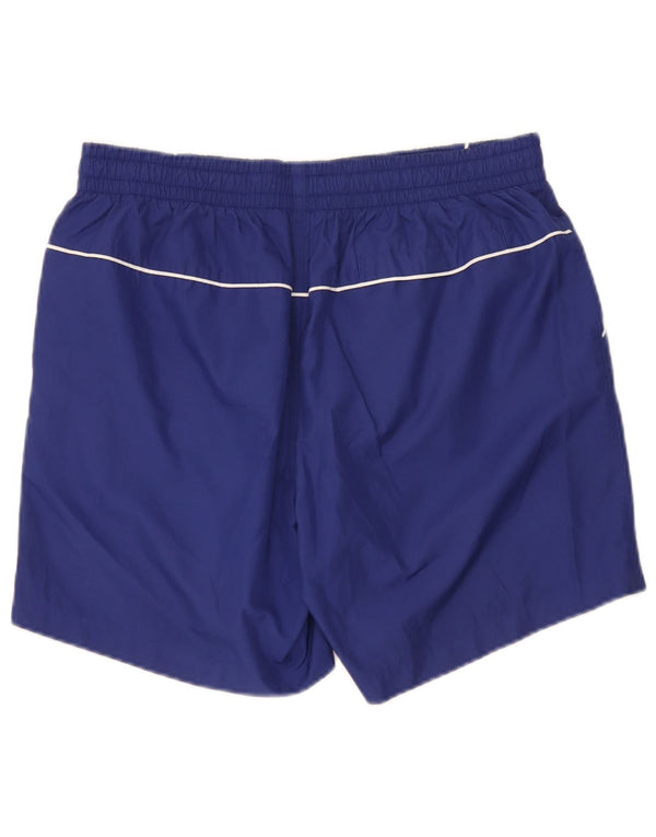 Pantaloncini sportivi Nike da uomo con grafica, grandi, in poliestere blu