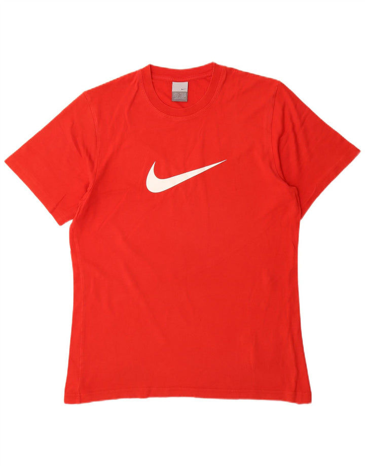 T-shirt grafica da uomo Nike Top UK 39/41 cotone rosso medio