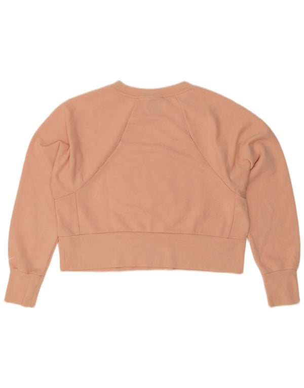 Felpa oversize con grafica Nike Dri Fit da donna UK 6 XS Rosa