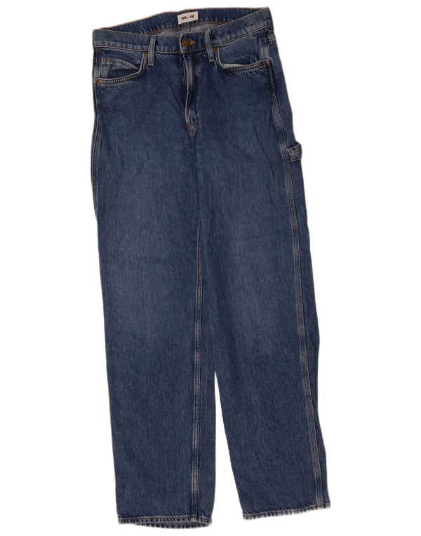 Jeans dritti da donna LEE US 4 piccoli W30 L31 cotone blu