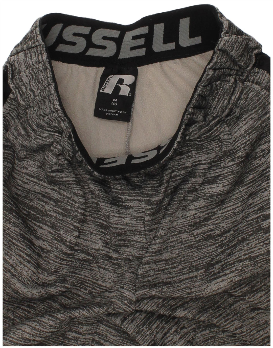 Pantaloni della tuta da ragazzo Russell Athletic 7-8 anni in poliestere grigio medio