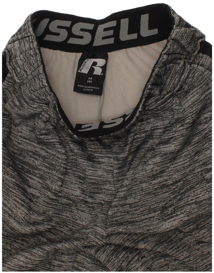 Pantaloni della tuta da ragazzo Russell Athletic 7-8 anni in poliestere grigio medio