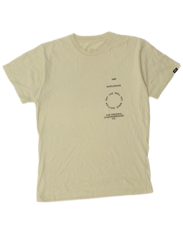 T-shirt grafica da uomo con vestibilità classica Vans Small gialla