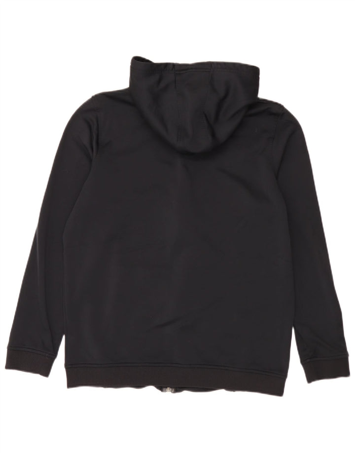 Felpa con cappuccio e zip da uomo Under Armour grande nera