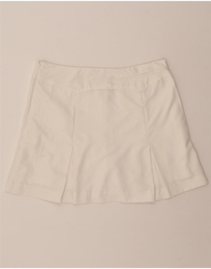 IZOD Womens Mini Skirt US 10 Large W32  White Polyester Vintage Izod and Second-Hand Izod from Messina Hembry 