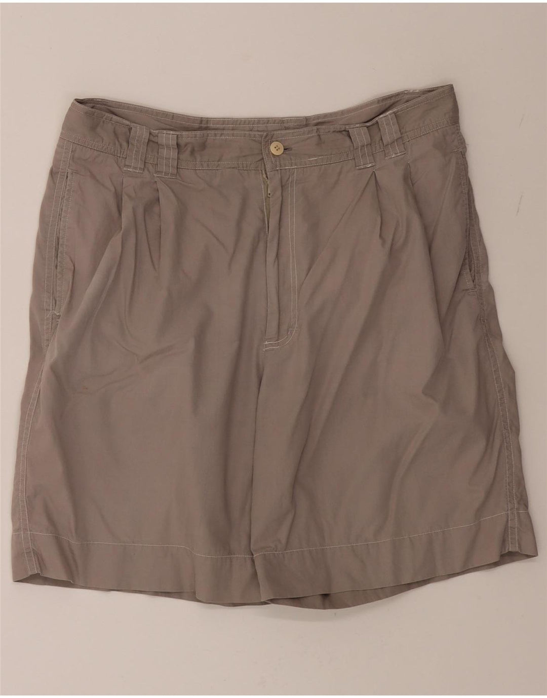 BLUE SIDE Mens Chino Shorts IT 52 XL W34 Grey Cotton Vintage Blue Side and Second-Hand Blue Side from Messina Hembry 