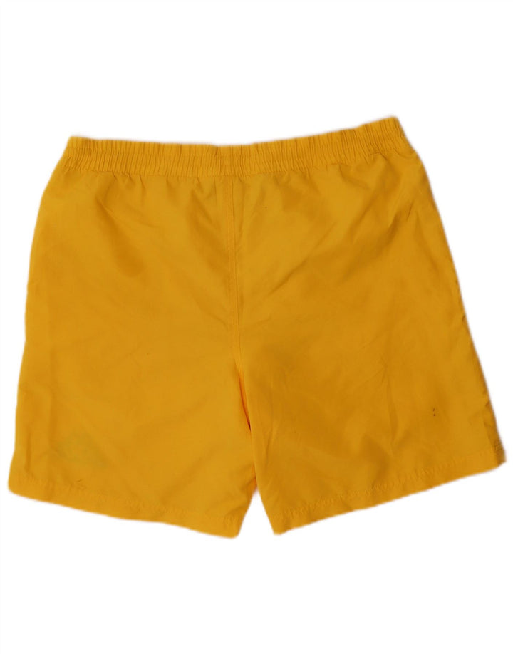 Pantaloncini da bagno da uomo Kappa in poliestere giallo medio