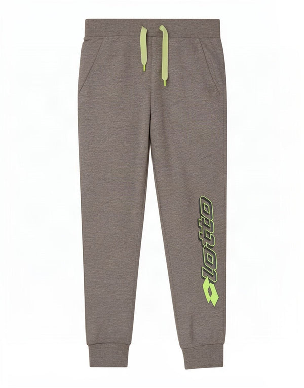 Pantaloni da tuta con grafica da donna Lotto Joggers UK 10 Small Cotone grigio