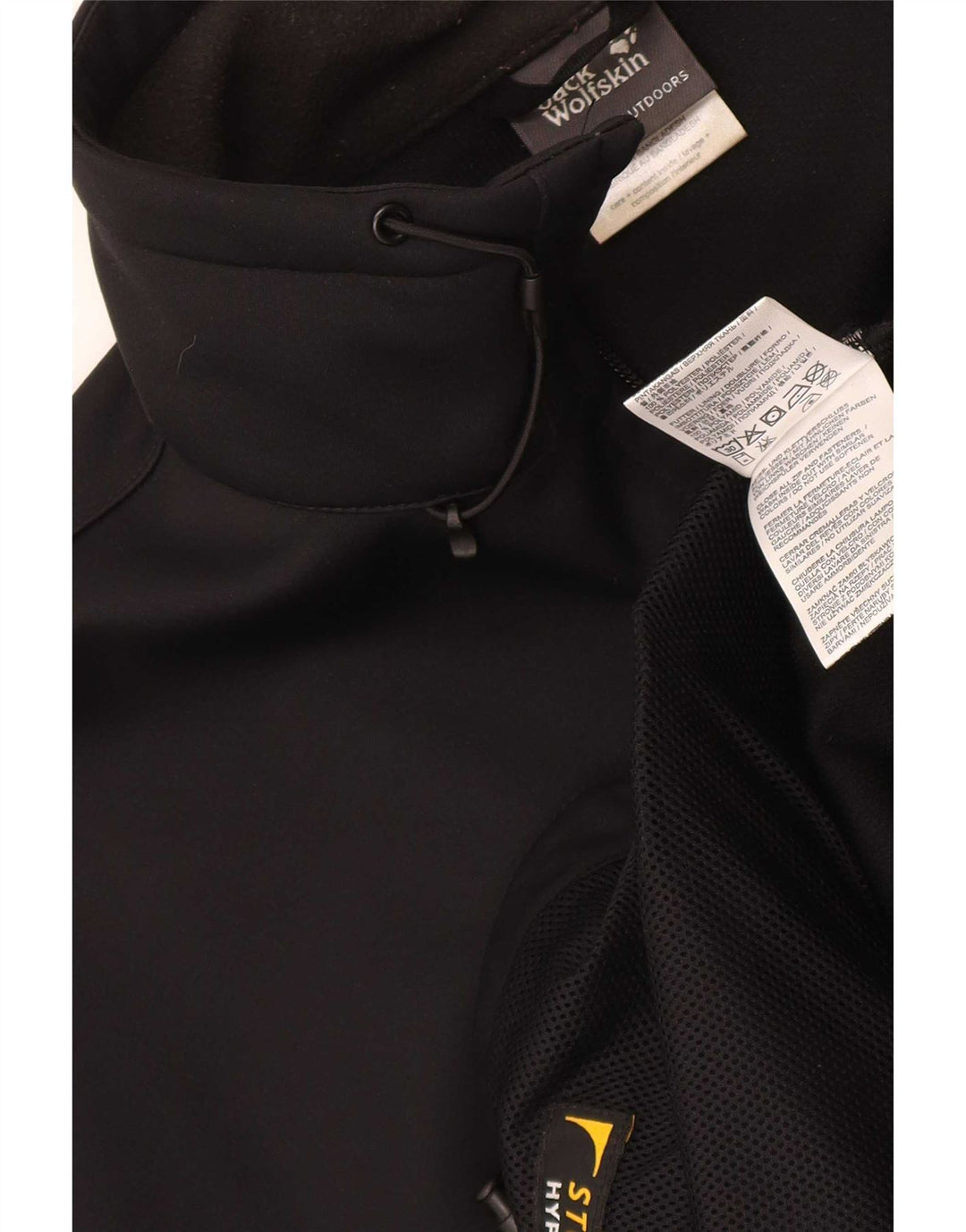 Giacca a vento da uomo Jack Wolfskin UK 48 2XL poliestere nero
