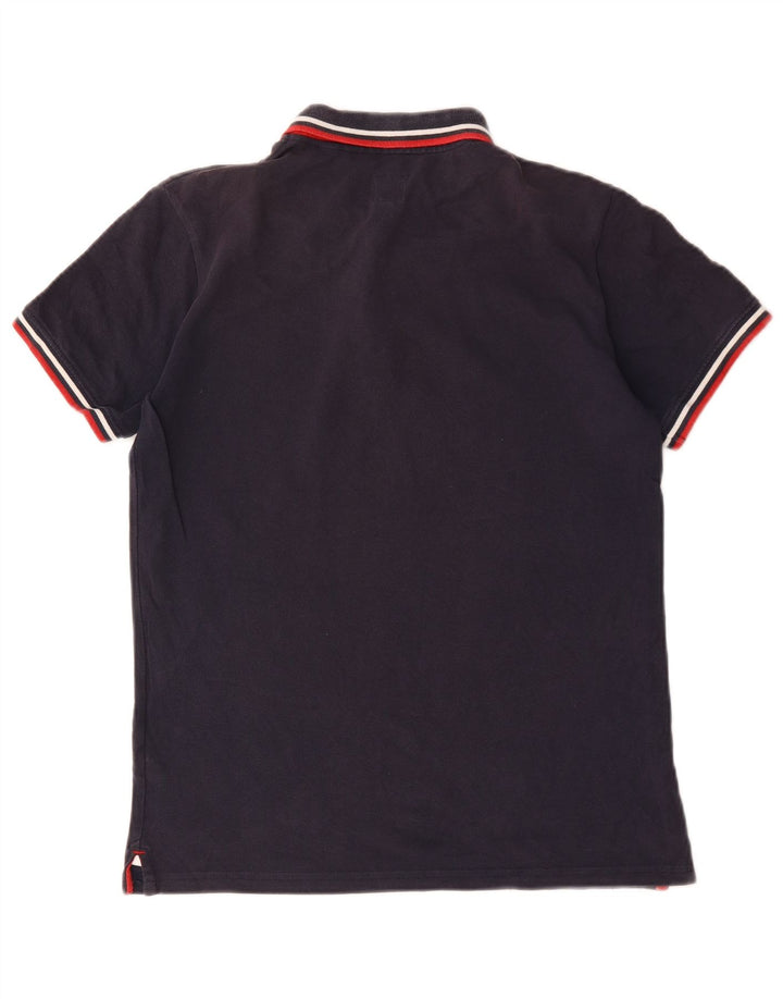 Polo da uomo Jack Wills piccola in cotone blu navy