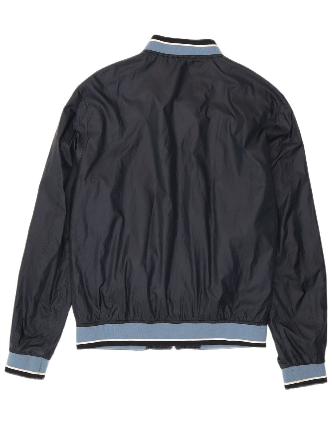 Giubbotto bomber da uomo Zara UK 40 Large in poliestere color block blu navy