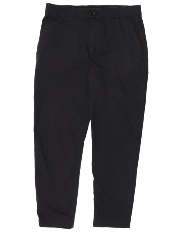 Pantaloni chino standard Nike Dri Fit Crop da uomo W32 L26 cotone nero