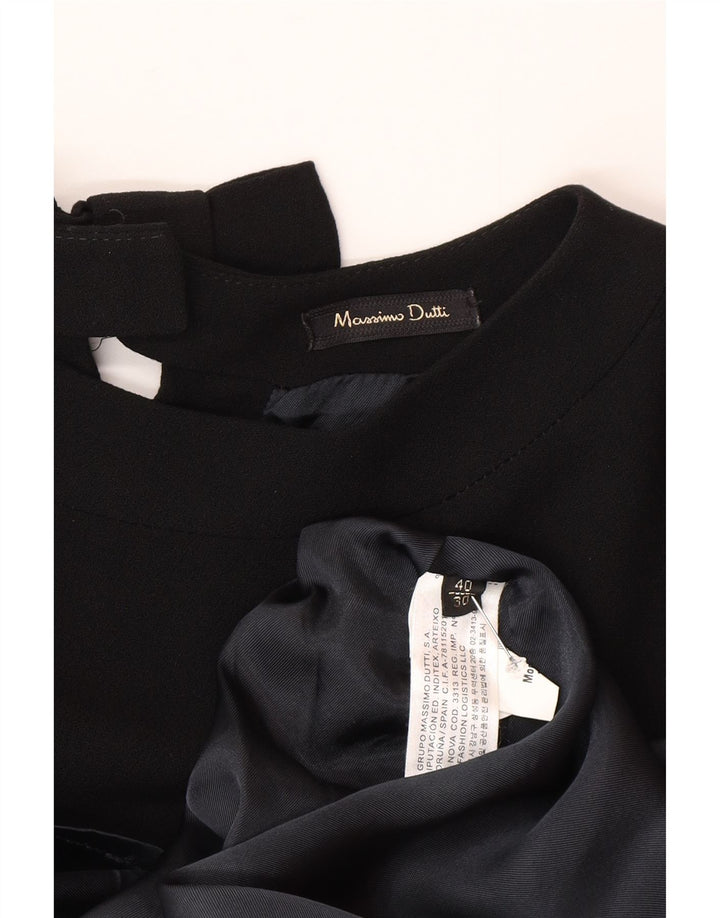 Abito a trapezio da donna Massimo Dutti EU 40 viscosa nera media